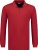 Adamo Peter Comfort fit Long sleeve Polo Red - Polo marškinėliai - Polo marškinėliai - 2XL-8XL