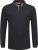 Adamo Peter Comfort fit Long sleeve Polo Black - Polo marškinėliai - Polo marškinėliai - 2XL-8XL