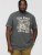 D555 BENNETT Dune Kings Buggy Printed Crew Neck T-Shirt Khaki - Marškinėliai - Marškinėliai - 2XL-14XL