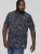 D555 ROLAND Printed Polo Shirt Navy - Polo marškinėliai - Polo marškinėliai - 2XL-8XL