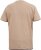 D555 SANDFORD Double Layer On Neck Ribs And Hem Waffle Textured T-Shirt Beige - Marškinėliai - Marškinėliai - 2XL-14XL