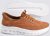 D555 Dartford 1 Kingsize Hands Free Shoes Pu & Faux Suede Top Tan - Vyriški batai 40-52 - 