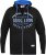 D555 LINGARD Full Zip Hoody With Original Chest Print Black - Megztiniai ir džemperiai - Megztiniai ir Džemperiai - 2XL-14XL