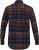 D555 SHERLOCK Check Overshirt With Two Patch Pockets & Button Down Collar Navy - Marškiniai - Marškiniai - 2XL-8XL