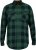 D555 GARFIELD Check Overshirt With Two Patch Pockets & Button Down Collar Navy - Marškiniai - Marškiniai - 2XL-8XL