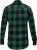 D555 GARFIELD Check Overshirt With Two Patch Pockets & Button Down Collar Navy - Marškiniai - Marškiniai - 2XL-8XL