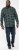 D555 GARFIELD Check Overshirt With Two Patch Pockets & Button Down Collar Navy - Marškiniai - Marškiniai - 2XL-8XL