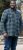 D555 GARFIELD Check Overshirt With Two Patch Pockets & Button Down Collar Navy - Marškiniai - Marškiniai - 2XL-8XL