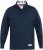 D555 SWANN Quarter Neck Sweatshirt With Quilted Top Panel Navy - Megztiniai ir džemperiai - Megztiniai ir Džemperiai - 2XL-14XL