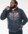 D555 HAMILTON Full Zip Hoody With Authentic 1996 Chest Print Denim - Megztiniai ir džemperiai - Megztiniai ir Džemperiai - 2XL-14XL