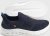 D555 Blyth 2 Kingsize Hands Free Shoes With Knitted Top Navy - Vyriški batai 40-52 - 