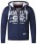 D555 Thurston Full Zip Hoodie Navy - Megztiniai ir džemperiai - Megztiniai ir Džemperiai - 2XL-14XL