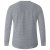 D555 Plato Long Sleeve T-shirt Grey - Marškinėliai - Marškinėliai - 2XL-14XL