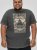 D555 HANLEY Official Pink Floyd Crew Neck T-Shirt Dark Grey TALL SIZES - VYRIŠKI DRABUŽIAI MT-6XLT - Drabužiai aukštiems vyrams