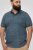 D555 Woolwich AOP Polo Shirt With Ribbed Collar Blue - Polo marškinėliai - Polo marškinėliai - 2XL-8XL