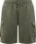 D555 Wigan 1 Elasticated Waist Fleece Cargo Shorts Khaki - Laisvalaikio kelnės ir šortai - Laisvalaikio Kelnės ir Šortai - 2XL-12XL