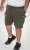 D555 Wigan 1 Elasticated Waist Fleece Cargo Shorts Khaki - Laisvalaikio kelnės ir šortai - Laisvalaikio Kelnės ir Šortai - 2XL-12XL