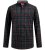 D555 Horsham Long Sleeve Shirt with Chest Pocket Burgundy/Black Check - Marškiniai - Marškiniai - 2XL-8XL