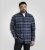D555 Shrewsbury Long Sleeve with Chest Pocket Blue/Navy Check - Marškiniai - Marškiniai - 2XL-8XL