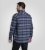 D555 Shrewsbury Long Sleeve with Chest Pocket Blue/Navy Check TALL SIZES - Marškiniai - Marškiniai - 2XL-8XL