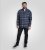 D555 Shrewsbury Long Sleeve with Chest Pocket Blue/Navy Check - Marškiniai - Marškiniai - 2XL-8XL