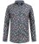 D555 Wakefield Long Sleeve AOP Guitar Printed Shirt Grey - Marškiniai - Marškiniai - 2XL-8XL