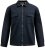 D555 Cleveley Long Sleeve Heavy Shacket Overshirt Navy - Marškiniai - Marškiniai - 2XL-8XL