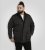 D555 Harborough Quilted Jacket with Corduroy Collar Black - Didelės vyriškos striukės - Didelės vyriškos striukės