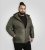 D555 Northfield hybrid soft shell dygsniuota striukė su gobtuvu khaki - Didelės vyriškos striukės - Didelės vyriškos striukės