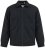 D555 Epsom Harrington Jacket with Zip Through Collared Melton Black - Didelės vyriškos striukės - Didelės vyriškos striukės