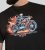 D555 Dewsbury Skeleton On Bike Crew Neck T-Shirt Black TALL SIZE - VYRIŠKI DRABUŽIAI MT-6XLT - Drabužiai aukštiems vyrams