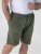 D555 Mitchell 1 Stretch Elasticated Waist Shorts Khaki - Laisvalaikio kelnės ir šortai - Laisvalaikio Kelnės ir Šortai - 2XL-12XL