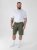 D555 Mitchell 1 Stretch Elasticated Waist Shorts Khaki - Laisvalaikio kelnės ir šortai - Laisvalaikio Kelnės ir Šortai - 2XL-12XL