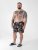 D555 Dawson AO Printed Hawaiian Swim Shorts Navy - Apatinis trikotažas ir plaukimo apranga - Apatinis trikotažas - 2XL-8XL