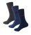 D555 Harold 2 Multi Color Pack of 3 Extra Wide Comfort Fit Socks - Apatinis trikotažas ir Plaukimo apranga - Apatinis trikotažas - 2XL-8XL