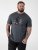 D555 Craig Gorilla Biker Printed T-shirt Dark Gery - Marškinėliai - Marškinėliai - 2XL-14XL
