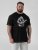 D555 Macfarlan Gorilla Playing Guitar Printed T-shirt Black - Didelių dydžių drabužiai - Didelių dydžių rūbai vyrams
