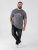 D555 Jasper Official Gas Monkey Printed T-Shirt Grey - Marškinėliai - Marškinėliai - 2XL-14XL