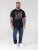 D555 Otto Official Pink Floyd 50th Anniversary Printed T-Shirt Navy - Marškinėliai - Marškinėliai - 2XL-14XL