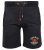 D555 HARLOW Jersey Shorts Black Twist - Laisvalaikio kelnės ir šortai - Laisvalaikio Kelnės ir Šortai - 2XL-12XL