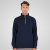 Double Outfitters MTOP-1163 Džemperis su trumpu užtrauktuku Tamsiai mėlyna - Megztiniai ir džemperiai - Megztiniai ir Džemperiai - 2XL-14XL