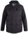 D555 Fargo Five Pocket Jacket With Ribbed Neck and Inner Quilting Black - Didelės vyriškos striukės - Didelės vyriškos striukės