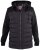 D555 Hampshire Hooded Quilted Jacket Black - Didelės vyriškos striukės - Didelės vyriškos striukės