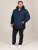D555 Hank Ripstop Contrast Panelled Padded Hooded Jacket Tamsiai mėlyna - Didelės vyriškos striukės - Didelės vyriškos striukės