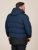 D555 Hank Ripstop Contrast Panelled Padded Hooded Jacket Tamsiai mėlyna - Didelės vyriškos striukės - Didelės vyriškos striukės