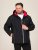 D555 Jamie Soft Shell Detachable Hood Padded Jacket Juoda - Didelės vyriškos striukės - Didelės vyriškos striukės