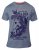 D555 CLAYTON Honolua Bay T-shirt Denim Marl - Marškinėliai - Marškinėliai - 2XL-14XL