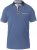 D555 SWANN Short Sleeve Stretch Polo Denim Melange - Polo marškinėliai - Polo marškinėliai - 2XL-8XL