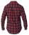 D555 Lawton LS Flannel Shirt Red - Marškiniai - Marškiniai - 2XL-8XL