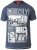 D555 RUEBEN NY City Print T-Shirt Denim - Marškinėliai - Marškinėliai - 2XL-14XL